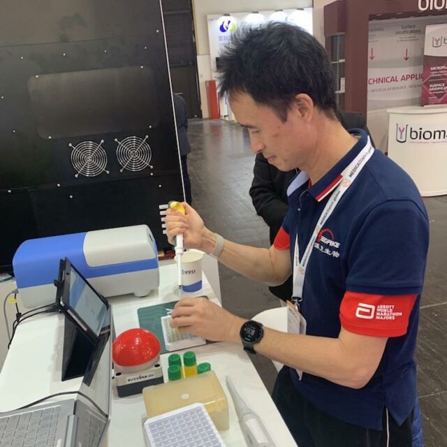 Don Wang 1st place winner of Formula-X 2019 Dusseldorf Race Pipetting skills contest